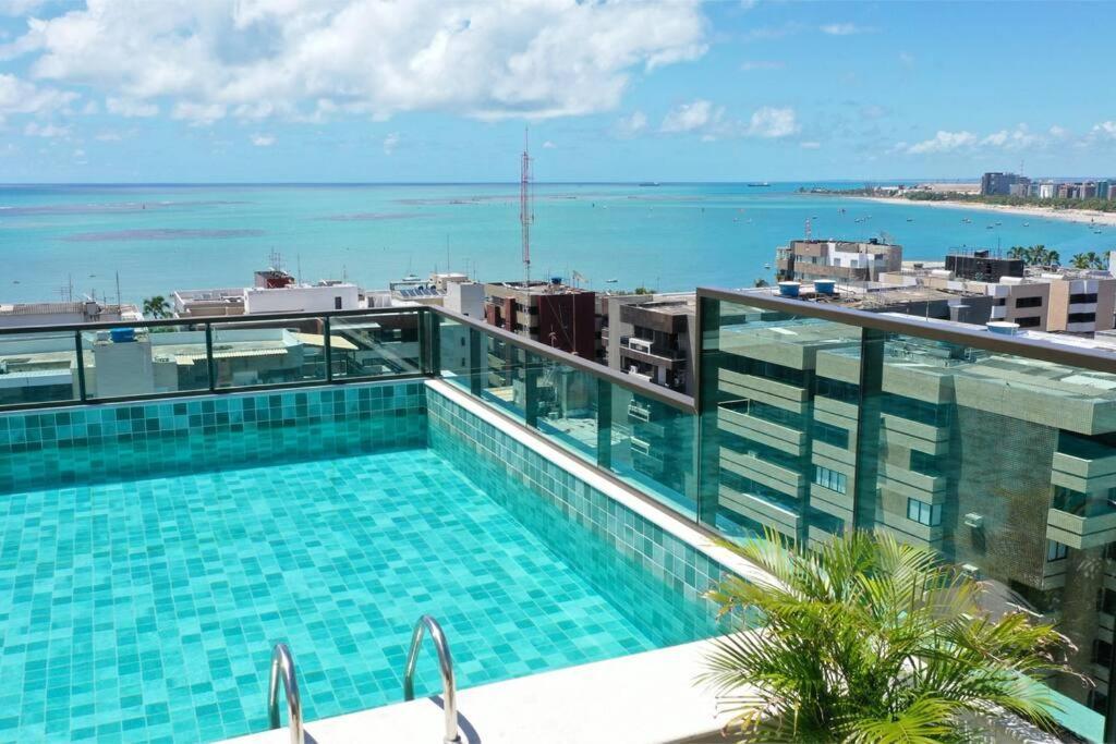 Smart Stay 1103 Na Praia De Ponta Verde - Piscina - Academia - Ar Na Sala - Coworking - A 200M Da Praia Maceió Kültér fotó