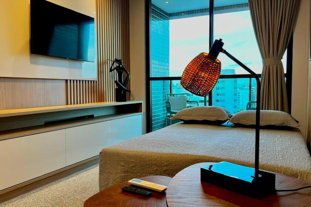 Smart Stay 1103 Na Praia De Ponta Verde - Piscina - Academia - Ar Na Sala - Coworking - A 200M Da Praia Maceió Kültér fotó
