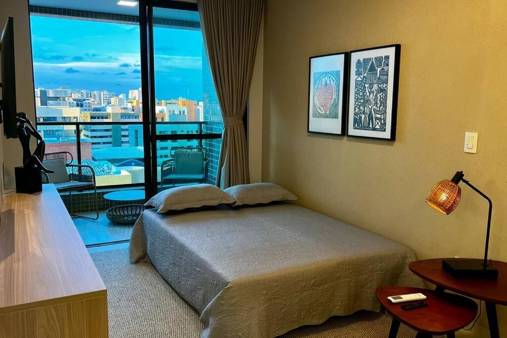 Smart Stay 1103 Na Praia De Ponta Verde - Piscina - Academia - Ar Na Sala - Coworking - A 200M Da Praia Maceió Kültér fotó