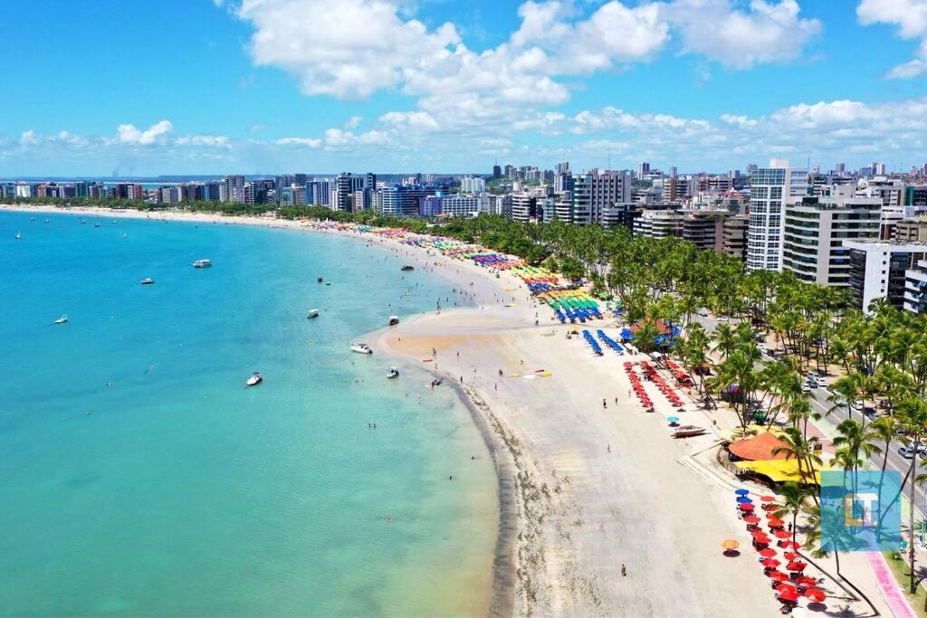 Smart Stay 1103 Na Praia De Ponta Verde - Piscina - Academia - Ar Na Sala - Coworking - A 200M Da Praia Maceió Kültér fotó