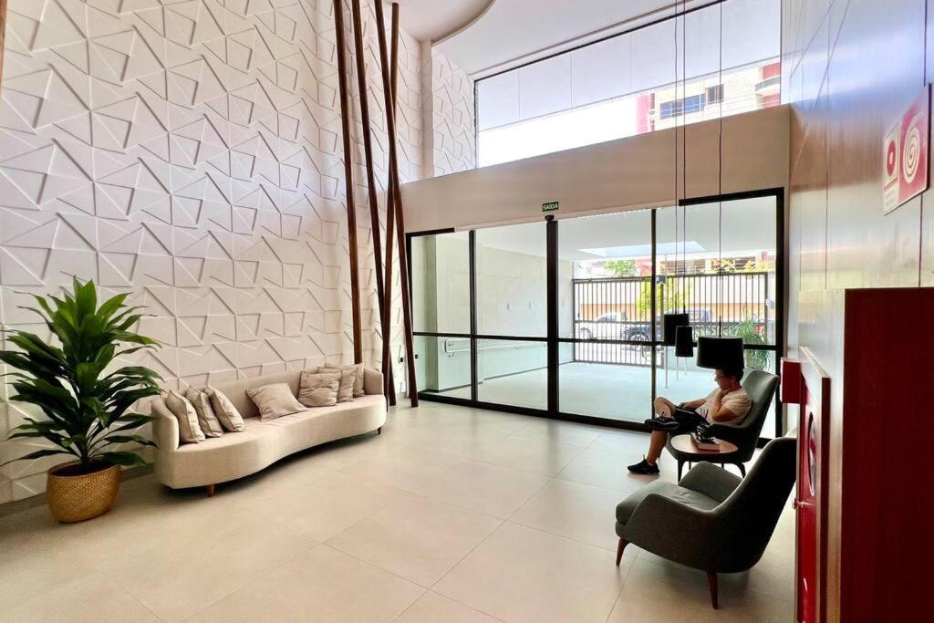 Smart Stay 1103 Na Praia De Ponta Verde - Piscina - Academia - Ar Na Sala - Coworking - A 200M Da Praia Maceió Kültér fotó