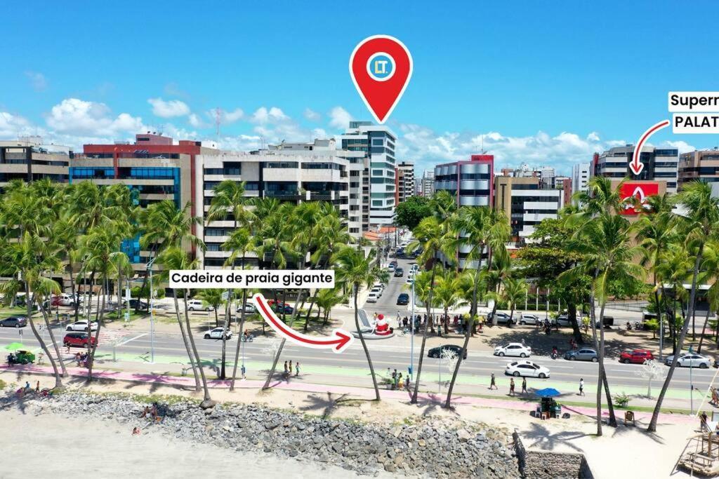 Smart Stay 1103 Na Praia De Ponta Verde - Piscina - Academia - Ar Na Sala - Coworking - A 200M Da Praia Maceió Kültér fotó